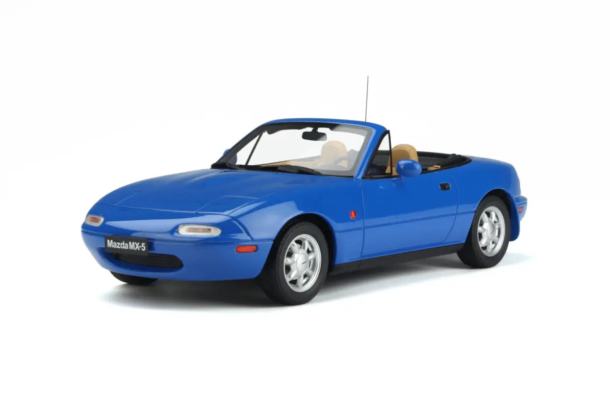 Macheta auto Mazda Mx-5 Na Blue 1990, 1:18 Otto Models (Ot934