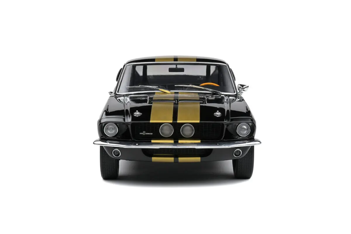 Macheta auto Ford Mustang Shelby GT500 1967 Black, 1:18 Solido