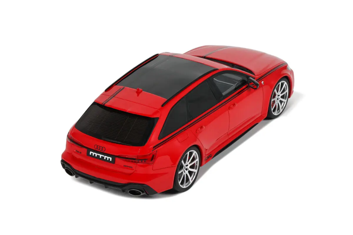 Macheta auto Audi Rs6 (C8) Mtm Avant 2021 Tango Red, 1:18 Gt