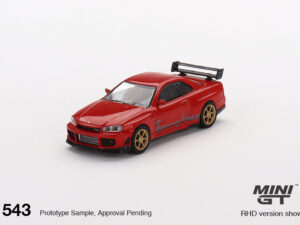 Macheta auto NISSAN Skyline GT-R (R34) Tommykaira R RZ 1:64 Mini GT MGT543