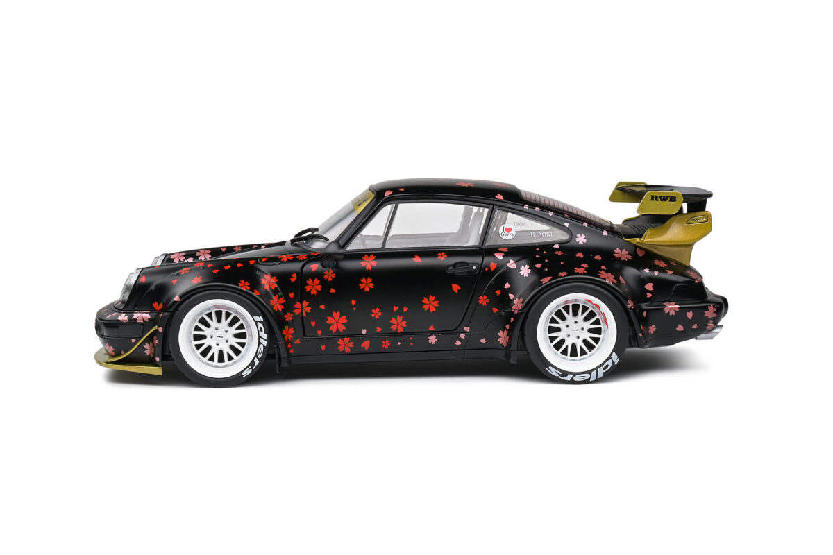 Macheta auto Porsche RWB Bodykit AOKI – 2021 1:18 Solido - imagine 6