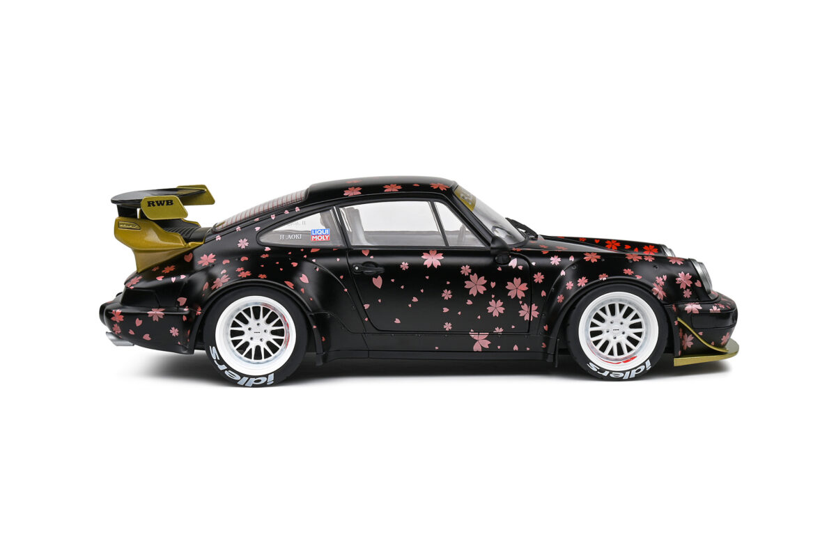 Macheta auto Porsche RWB Bodykit AOKI – 2021 1:18 Solido - imagine 4