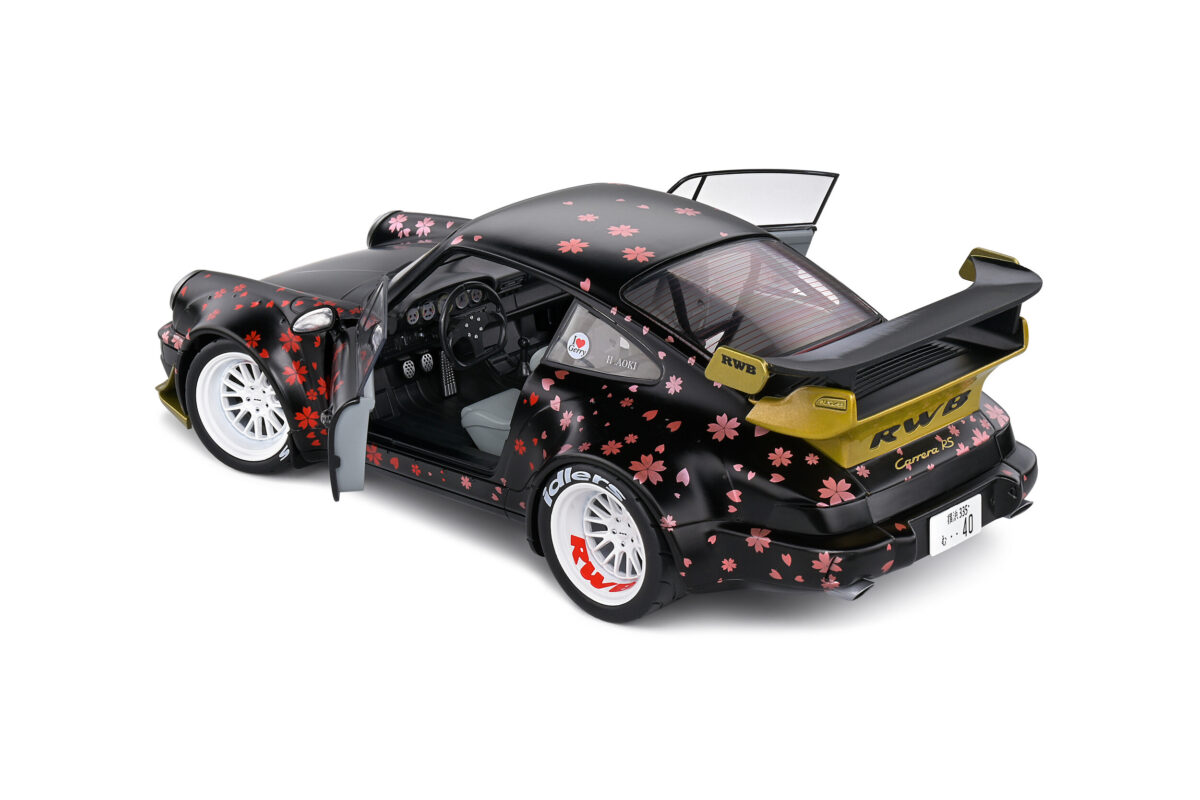 Macheta auto Porsche RWB Bodykit AOKI – 2021 1:18 Solido - imagine 8