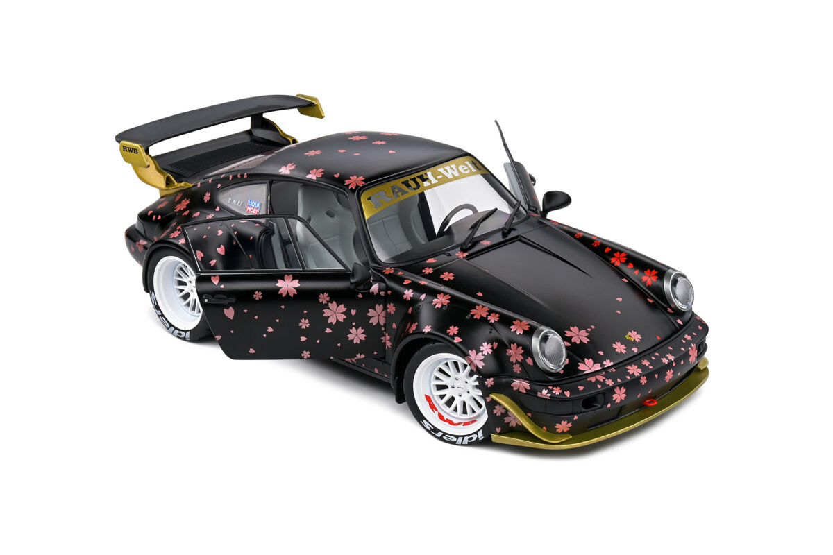 Macheta auto Porsche RWB Bodykit AOKI – 2021 1:18 Solido - imagine 7