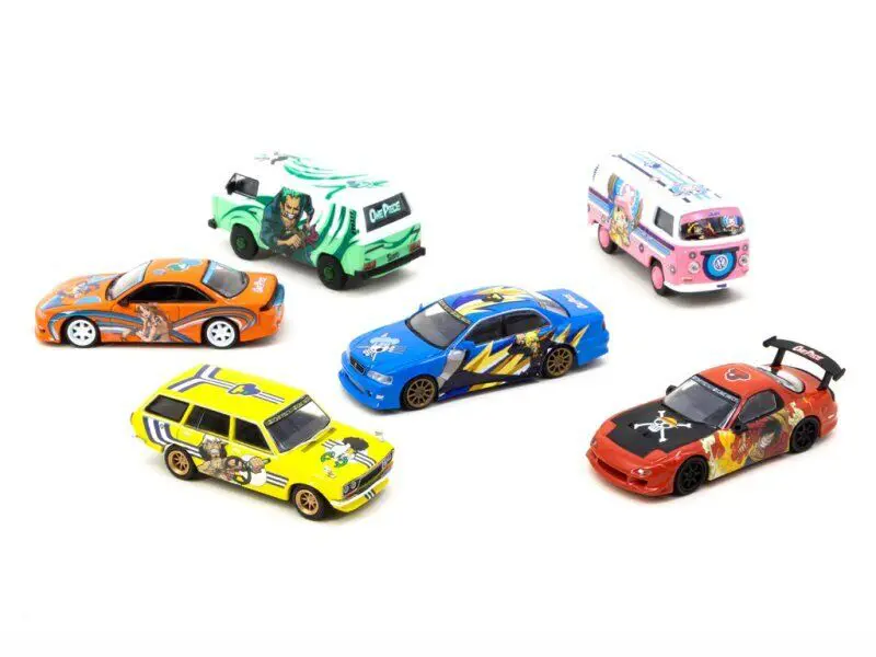 Sando Mixer Car 1/100 スケール Set 6 Machete Auto One piece Car collection #1 1:64 Tarmac - Minicars