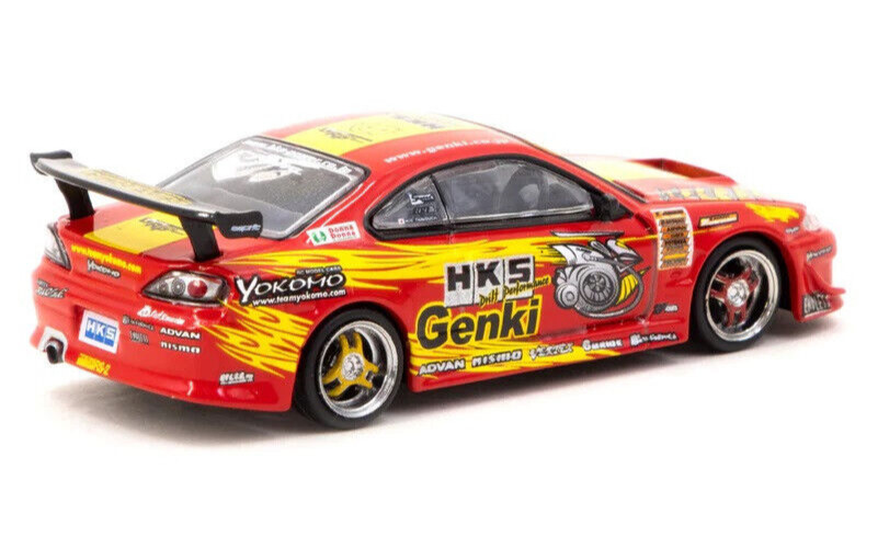 Macheta auto Nissan Silvia Rs-2 HKS 1:64 Tarmac - imagine 2