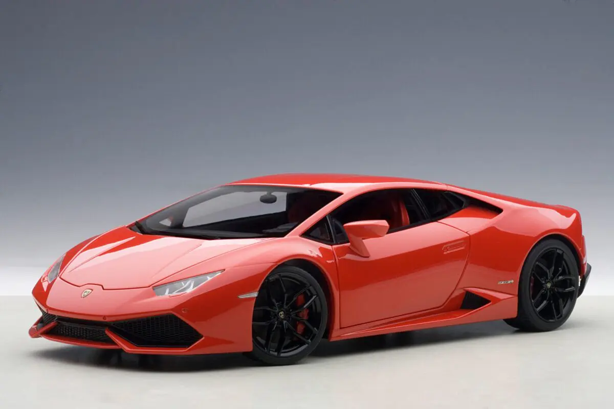 自動車 Autoart 1/18 Lamborghini Huracan Macheta auto Lamborghini Huracan LP610-4 Rosu 1:18 Autoart - Minicars