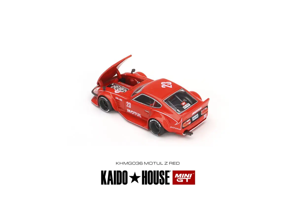 Macheta auto Kaido House Datsun Fairlady Z Motul Z v2 Rosu 1:64
