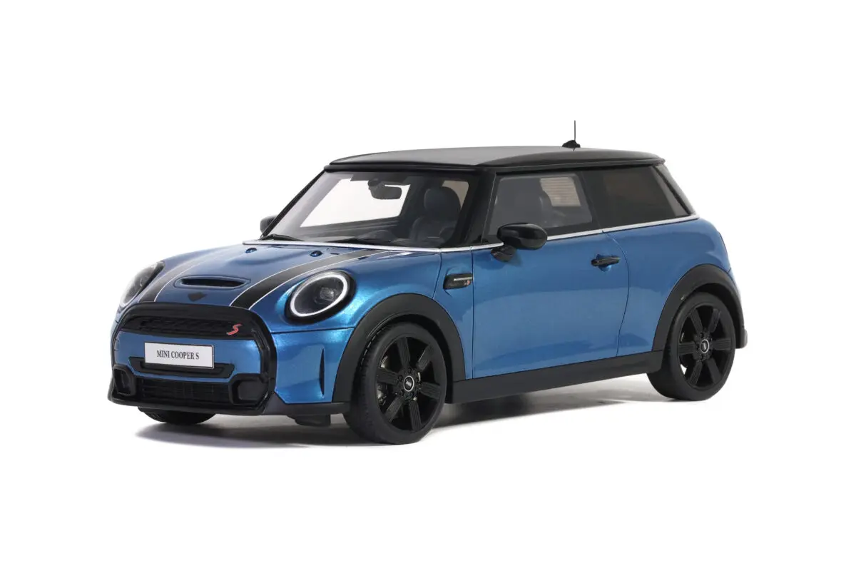Macheta auto Mini Cooper S Blue, 1:18 Otto Models (OT982) - Minicars