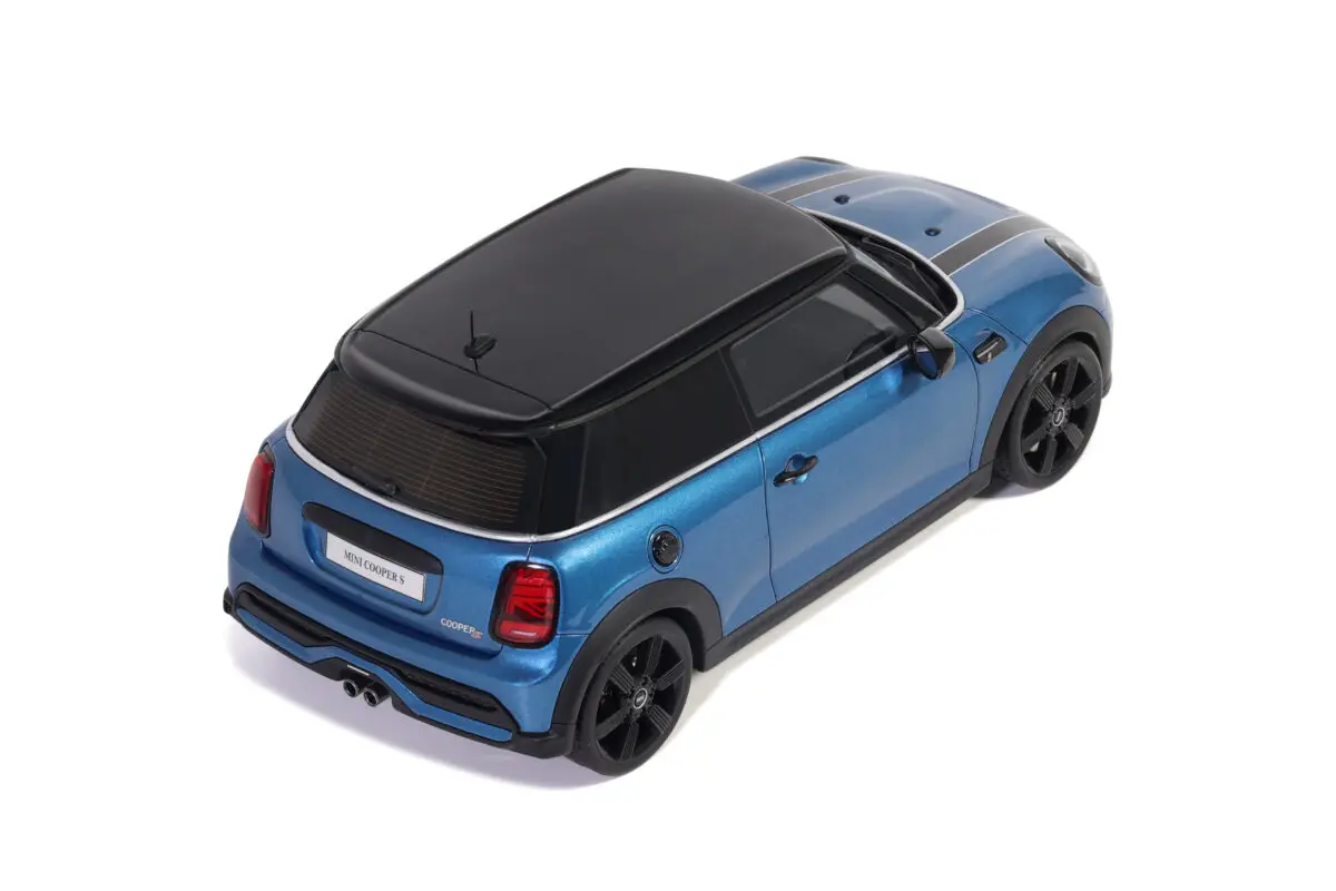 Macheta auto Mini Cooper S Blue, 1:18 Otto Models (OT982) - Minicars