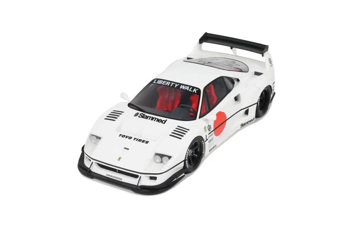 GTスピリットLiberty Walk F40 ホワイト 1/18 Ferrari F40 Liberty Walk White GT Spirit 1/18