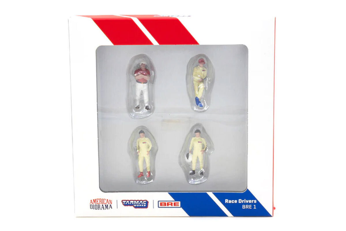 Set Figurine Race Drivers Brock Racing Enterprises 1:64 Tarmac