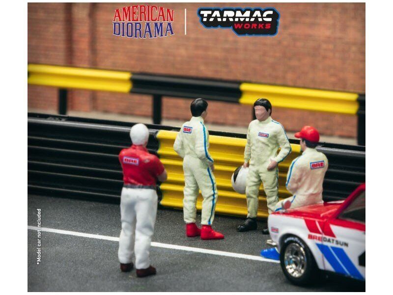 Set Figurine Race Drivers Brock Racing Enterprises 1:64 Tarmac - imagine 3