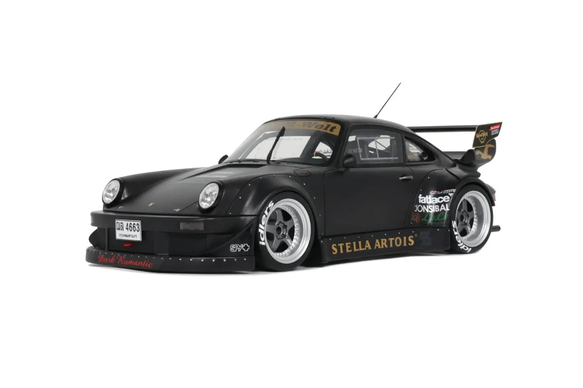 Macheta auto Rwb Stella Artois Black 2010 1:18 Gt Spirit (GT918
