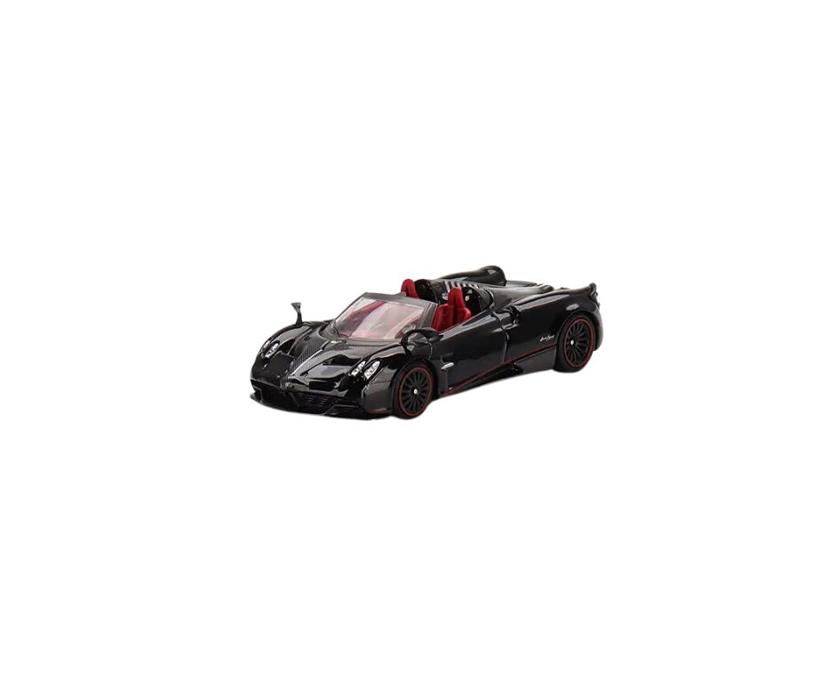 Macheta auto Pagani Huayra Roadster, Negru 1:64 Mini GT MGT417