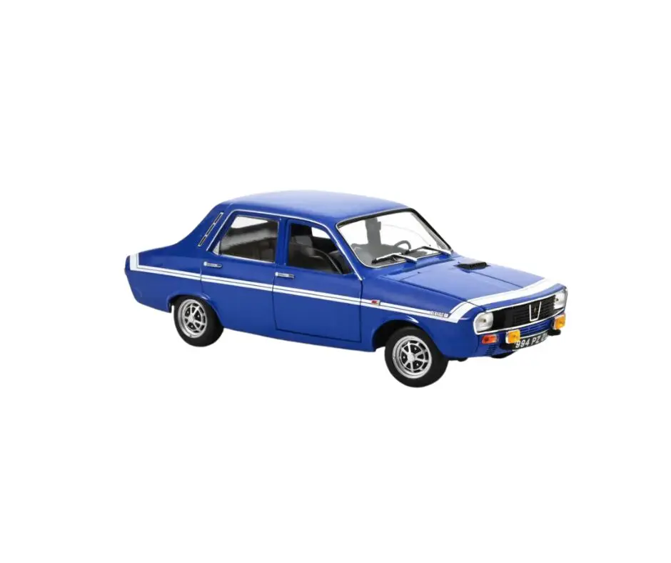 Macheta auto Renault 12 Gordini without bumpers 1971 Bleu-de
