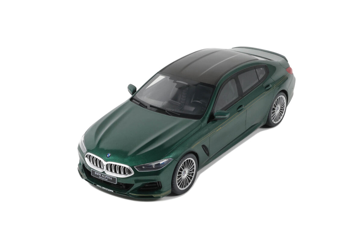 Macheta auto Bmw ALPINA B8 GRAN COUPE GREEN 2023 1:18 Gt Spirit (GT481) - imagine 2