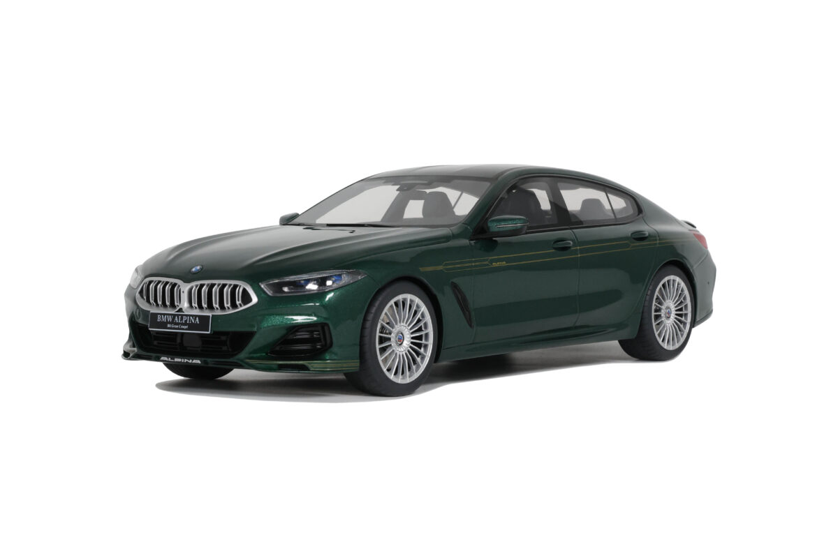 Macheta auto Bmw ALPINA B8 GRAN COUPE GREEN 2023 1:18 Gt Spirit (GT481)