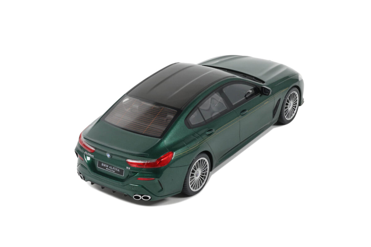 Macheta auto Bmw ALPINA B8 GRAN COUPE GREEN 2023 1:18 Gt Spirit (GT481) - imagine 4