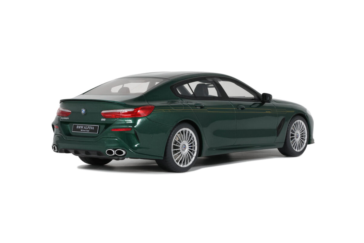 Macheta auto Bmw ALPINA B8 GRAN COUPE GREEN 2023 1:18 Gt Spirit (GT481) - imagine 6