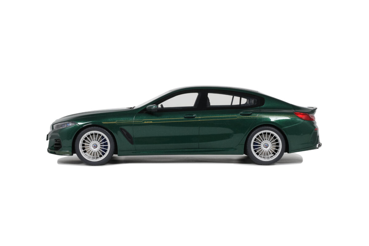 Macheta auto Bmw ALPINA B8 GRAN COUPE GREEN 2023 1:18 Gt Spirit (GT481) - imagine 3