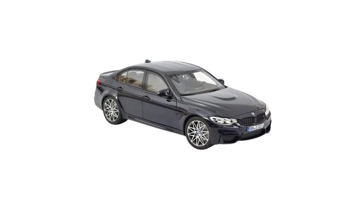 Macheta auto BMW M3 Competition 2017 Albastru 1:18 Norev - Minicars