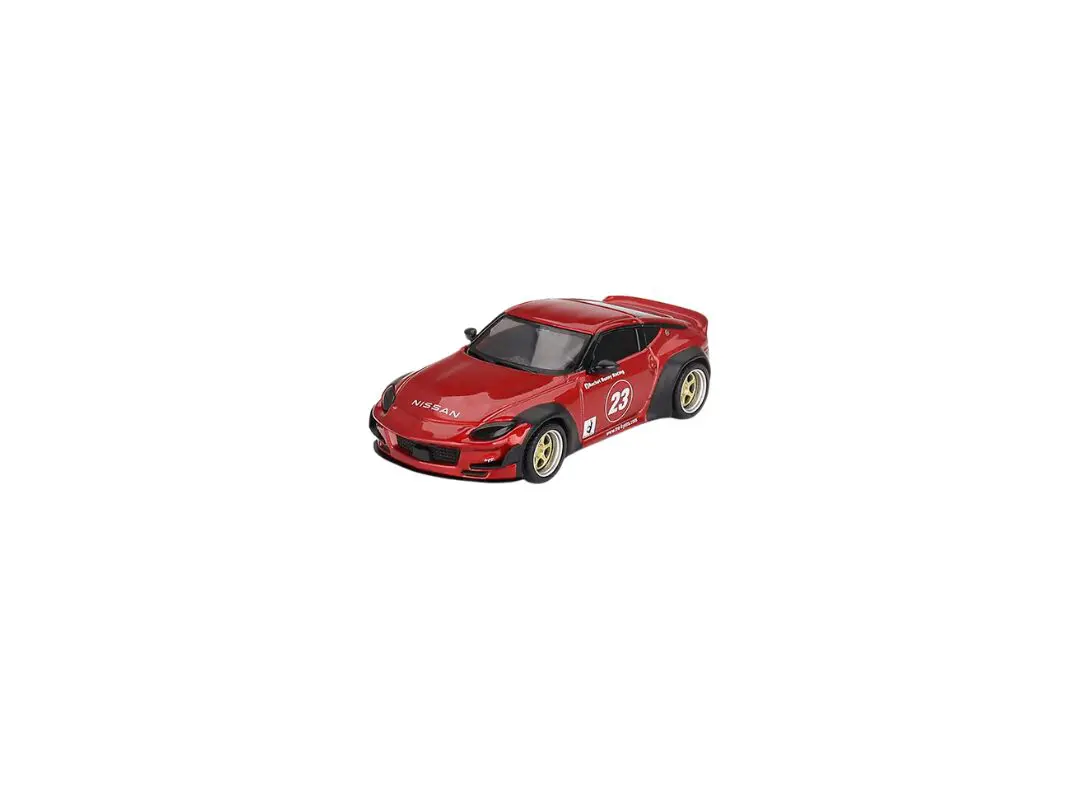 Macheta auto Nissan Z400 Pandem Passion Red Lhd 2023 1:64 Mini GT