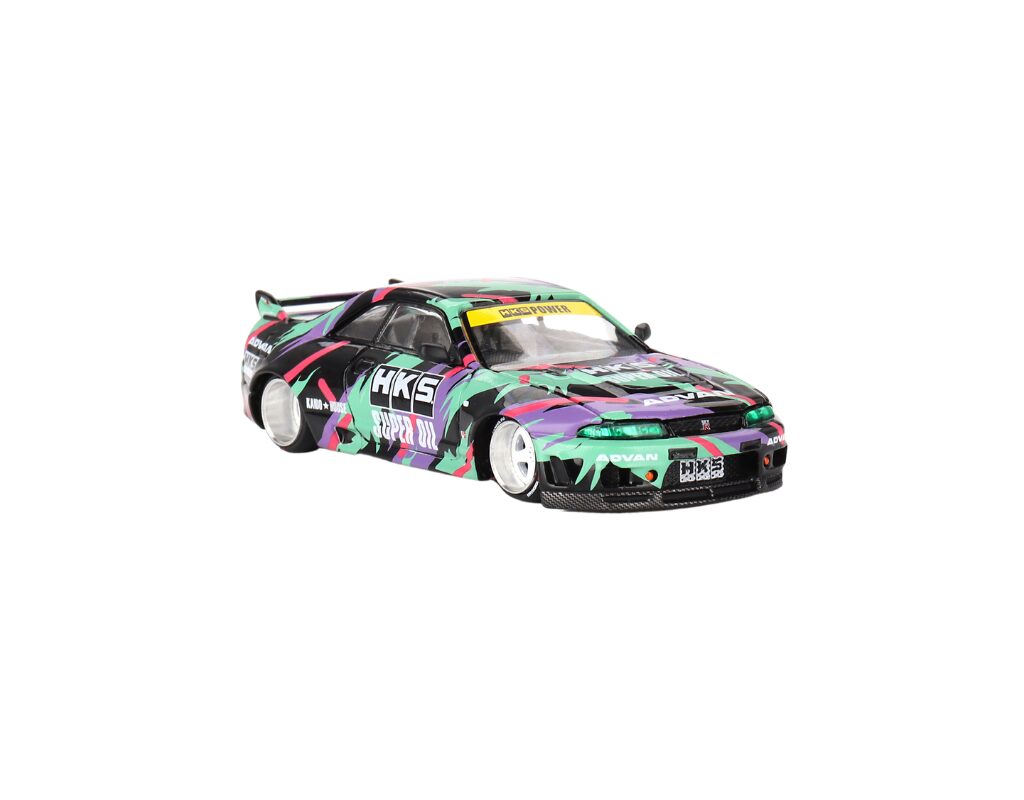 Macheta auto Nissan Skyline Gt-R (R33) Hks V1 1995 1:64 Mini GT KHMG129