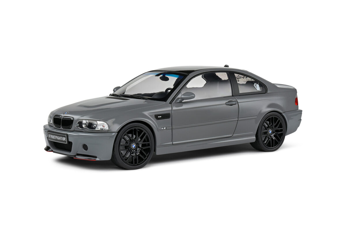 Macheta auto BMW E46 M3 Coupe Streetfighters Nardo Grey 2000 1:18 Solido