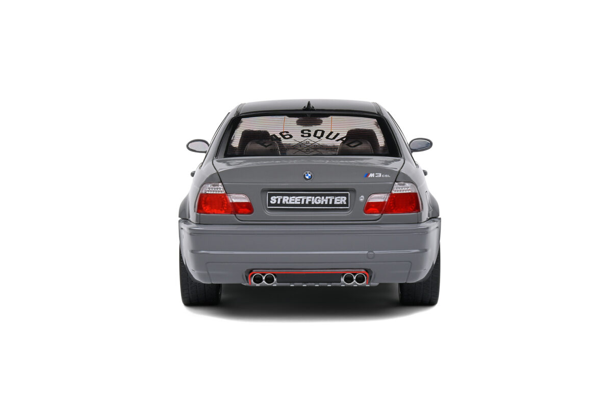 Macheta auto BMW E46 M3 Coupe Streetfighters Nardo Grey 2000 1:18 Solido - imagine 2