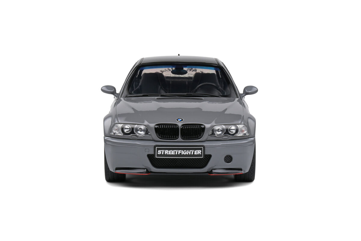 Macheta auto BMW E46 M3 Coupe Streetfighters Nardo Grey 2000 1:18 Solido - imagine 4