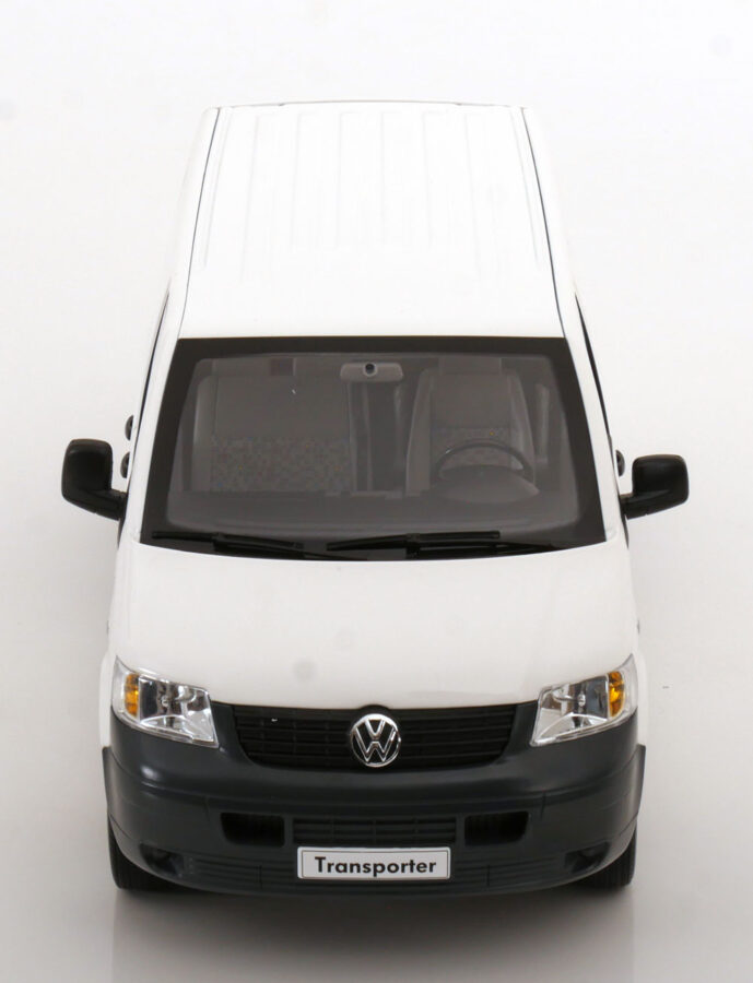 Macheta auto VW Volkswagen T5 Transporter 2003 Alb 1:18 Norev - imagine 4
