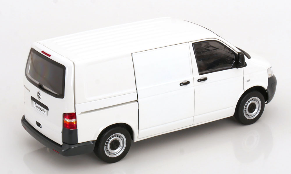 Macheta auto VW Volkswagen T5 Transporter 2003 Alb 1:18 Norev - imagine 2