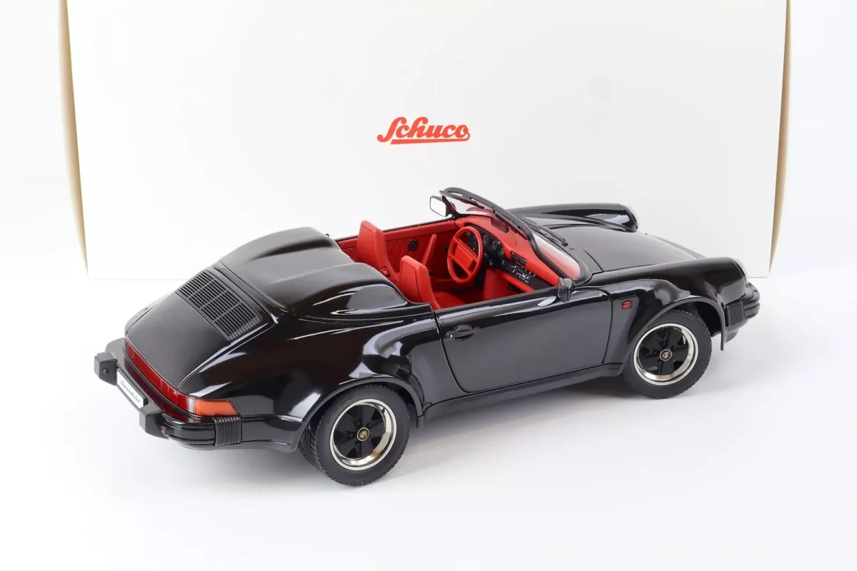 Macheta auto Porsche 911 Speedster year 1989 black 1:12 Schuco - imagine 5
