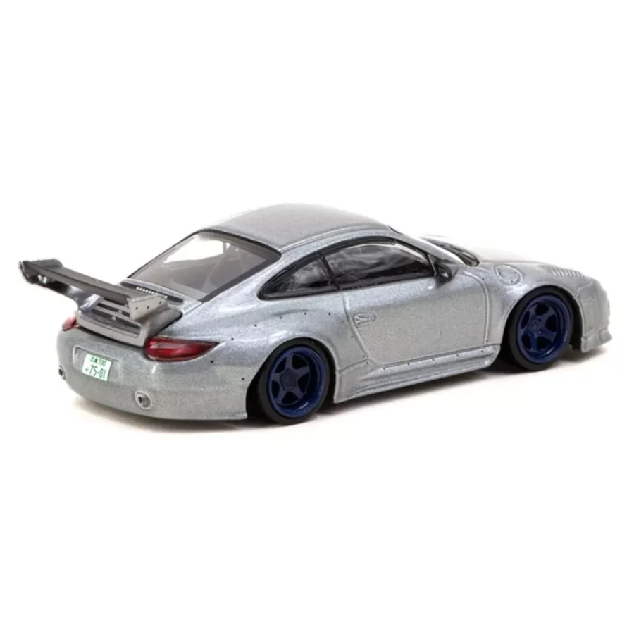 Macheta auto Porsche Old New 997 Gri 1:64 Tarmac - imagine 2