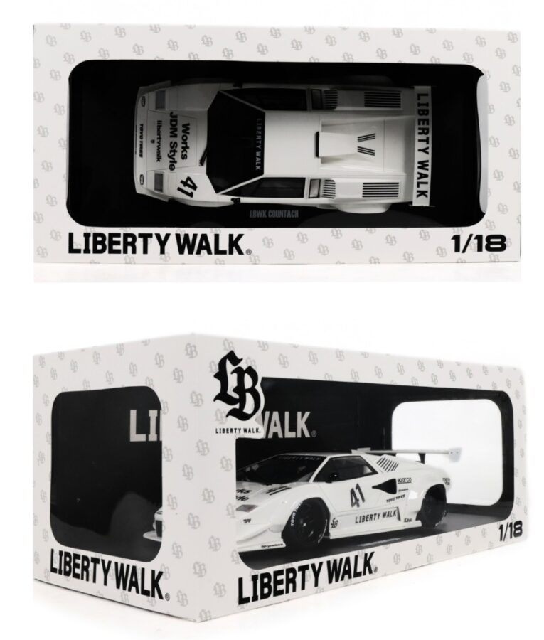 Macheta auto Lamborghini LB-Works JDM Style Body Kit 2024 1:18 (Z356-WH) - imagine 4