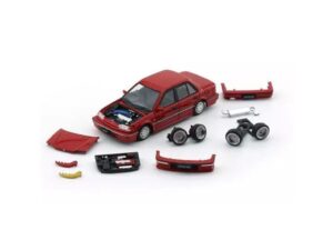 Macheta auto Honda Civic ef2 Rosu 1991 1:64 Bm Creations
