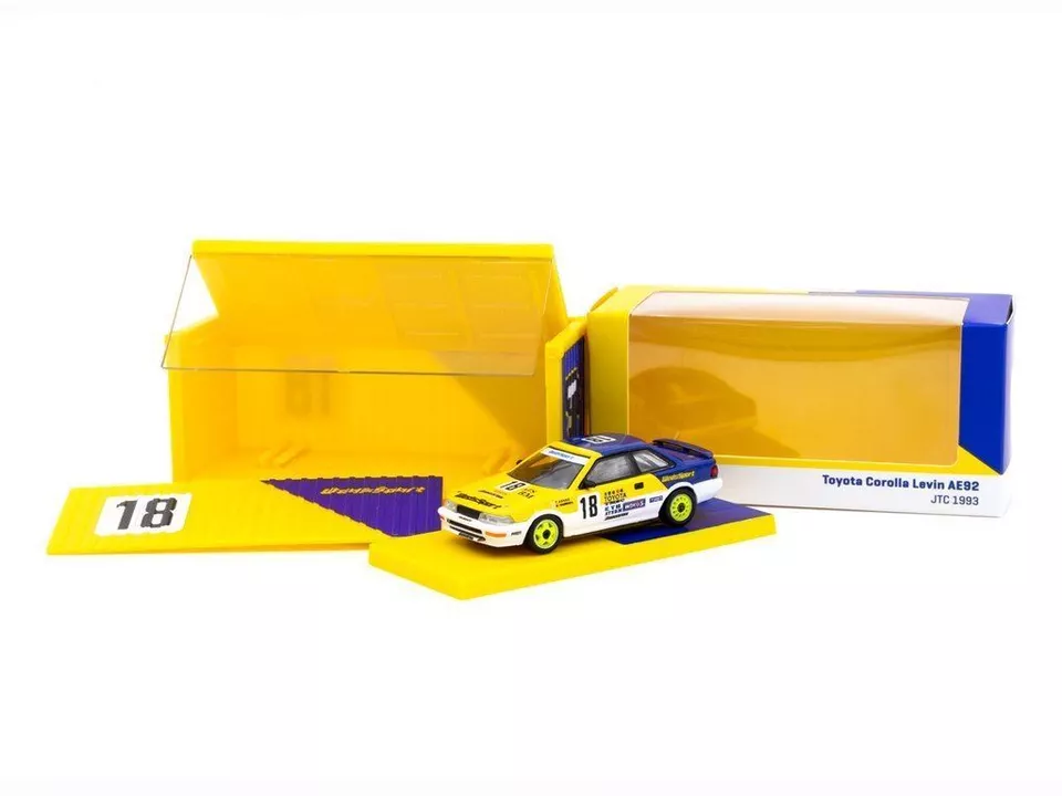 Macheta auto Toyota Corolla Levin AE92 1:64 Tarmac - imagine 3