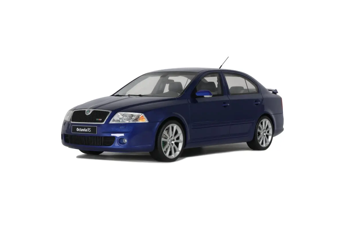 Macheta auto Skoda Octavia Rs 1z Blue 2006 1:18 OTTO Models (OT478