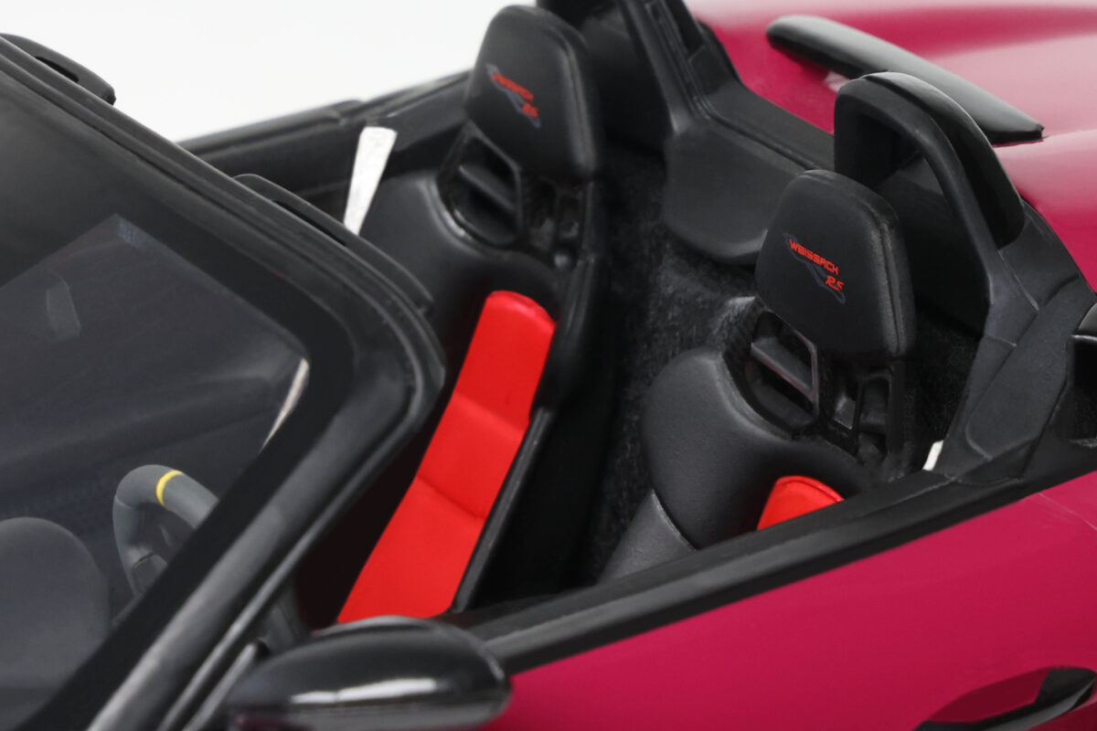 Macheta auto PORSCHE 718 SPYDER RS WP PINK 2023 1:18 Gt Spirit (GT486) - imagine 7