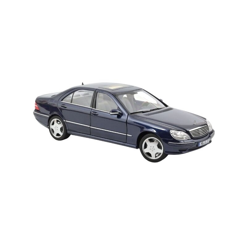 Macheta auto Mercedes-Benz S55 AMG 2000 Albastru 1:18 Norev