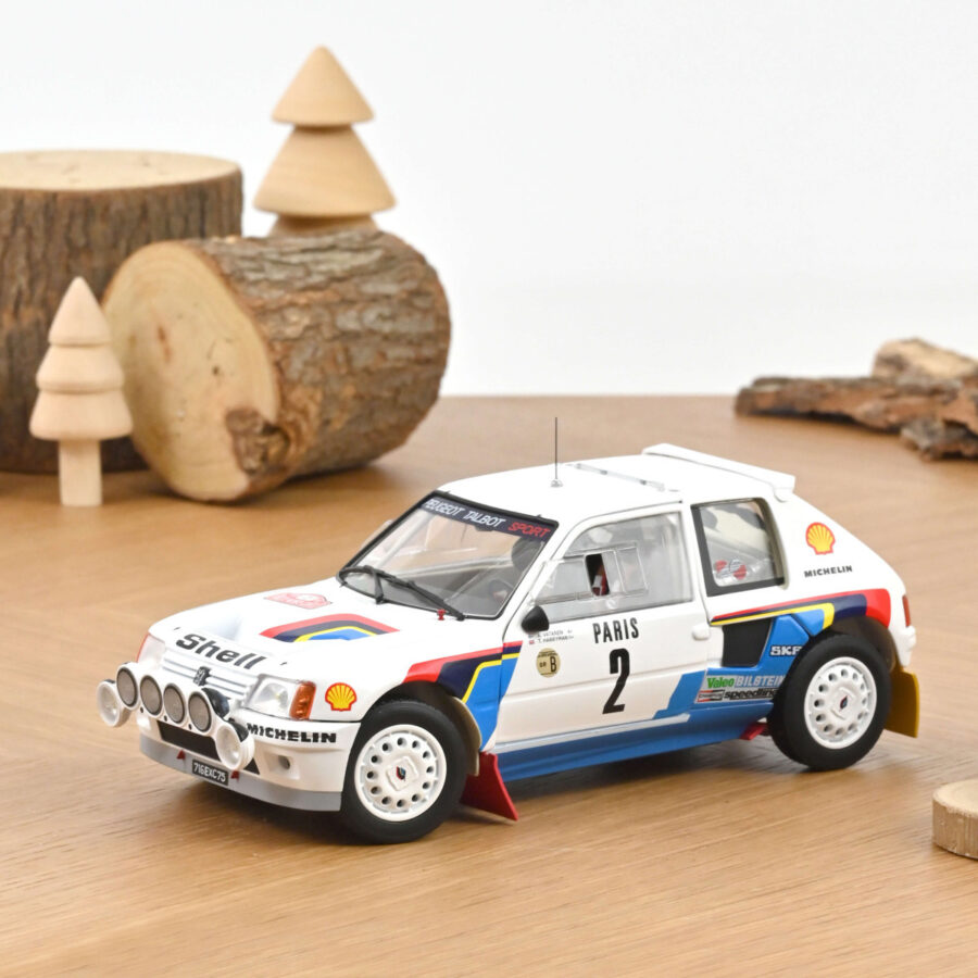 Macheta auto Peugeot 205 T 16 1985 Monte-Carlo Rally #2 Ari Vatanen 1:18 Norev - imagine 5