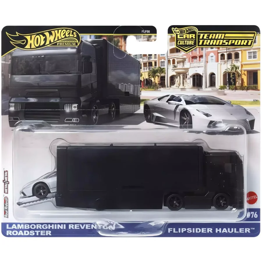 Macheta auto Team Transport Flipside Hauler - Lamborghini Reventon