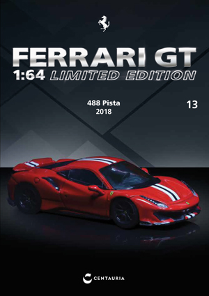 Macheta auto Ferrari 488 Pista 2018 Rosso Corsa 322 Rosu 1:64 Centauria - imagine 2