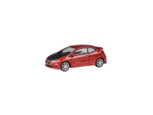 Macheta auto Honda Civic Type R FN2 Red With Carbon Hood LHD 1:64 Para64