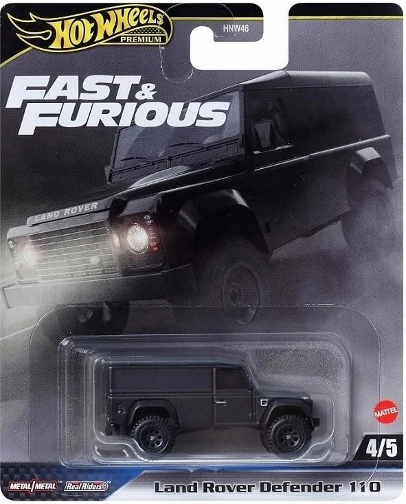 Set 5 machete auto Fast & the Furious HNW46-979J 1:64 Hotwheels - imagine 5
