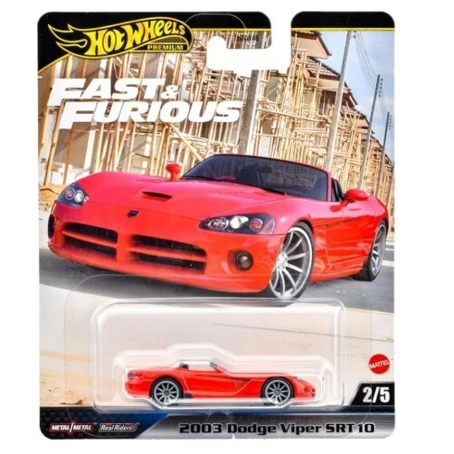 Set 5 machete auto Fast & the Furious HNW46-979J 1:64 Hotwheels - imagine 6