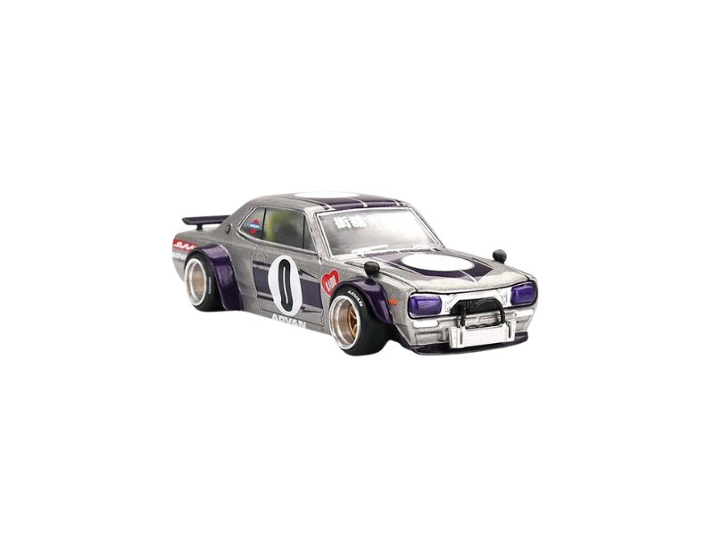 Macheta auto Nissan Skyline GT-R (KPGC10) Kaido Works V1 1969 1:64 Mini GT KHMG165