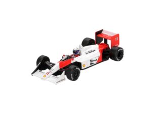 Precomanda macheta auto Mclaren Mp4/4 #11 Alain Prost Japanese Grand Prix 2nd Place 1988 1:64 Mini GT MGT01123-L