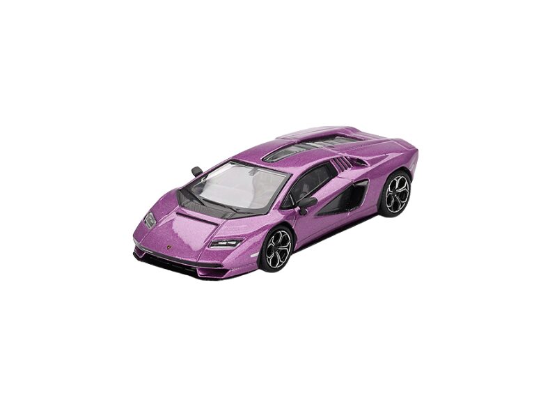 Macheta auto Lamborghini Countach Lpi 800-4 Viola 30th 2023 1:64 Mini GT MGT00865-L